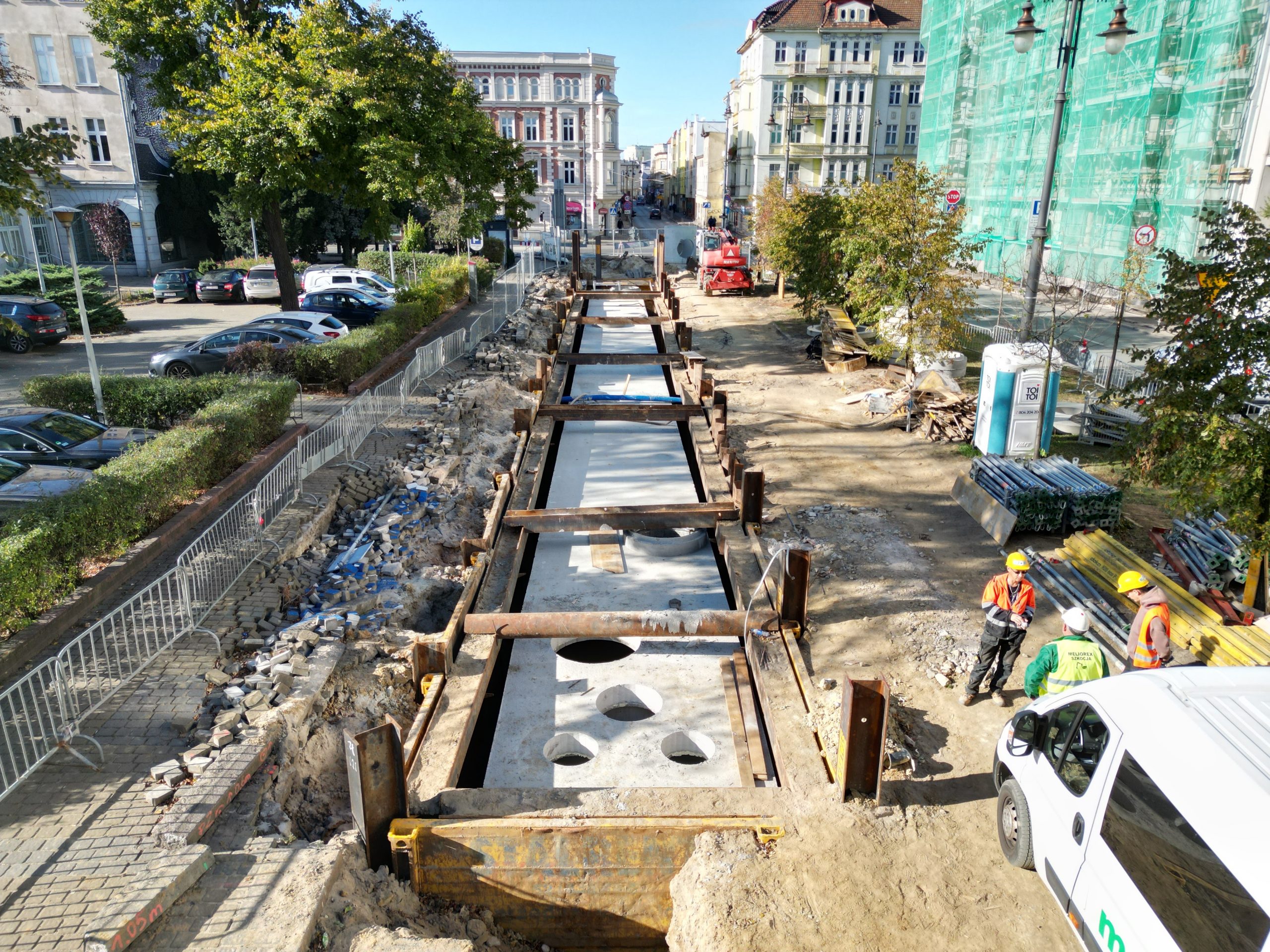 budowa zbiornika ulica Mickiewicza