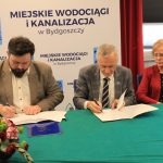 Sygnatariusze porozumienia między Koronowem a bydgoskimi wodociagami