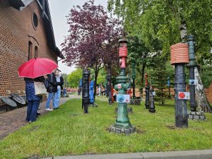 widok na hydranty