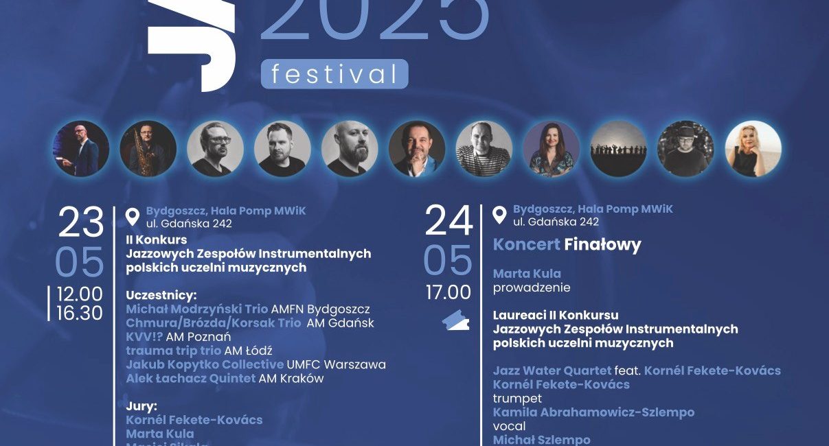 plakat z programem Festiwalu