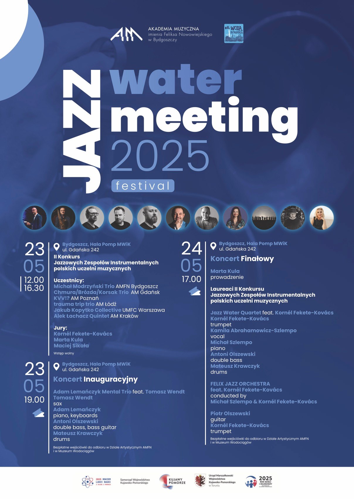 plakat z programem Festiwalu