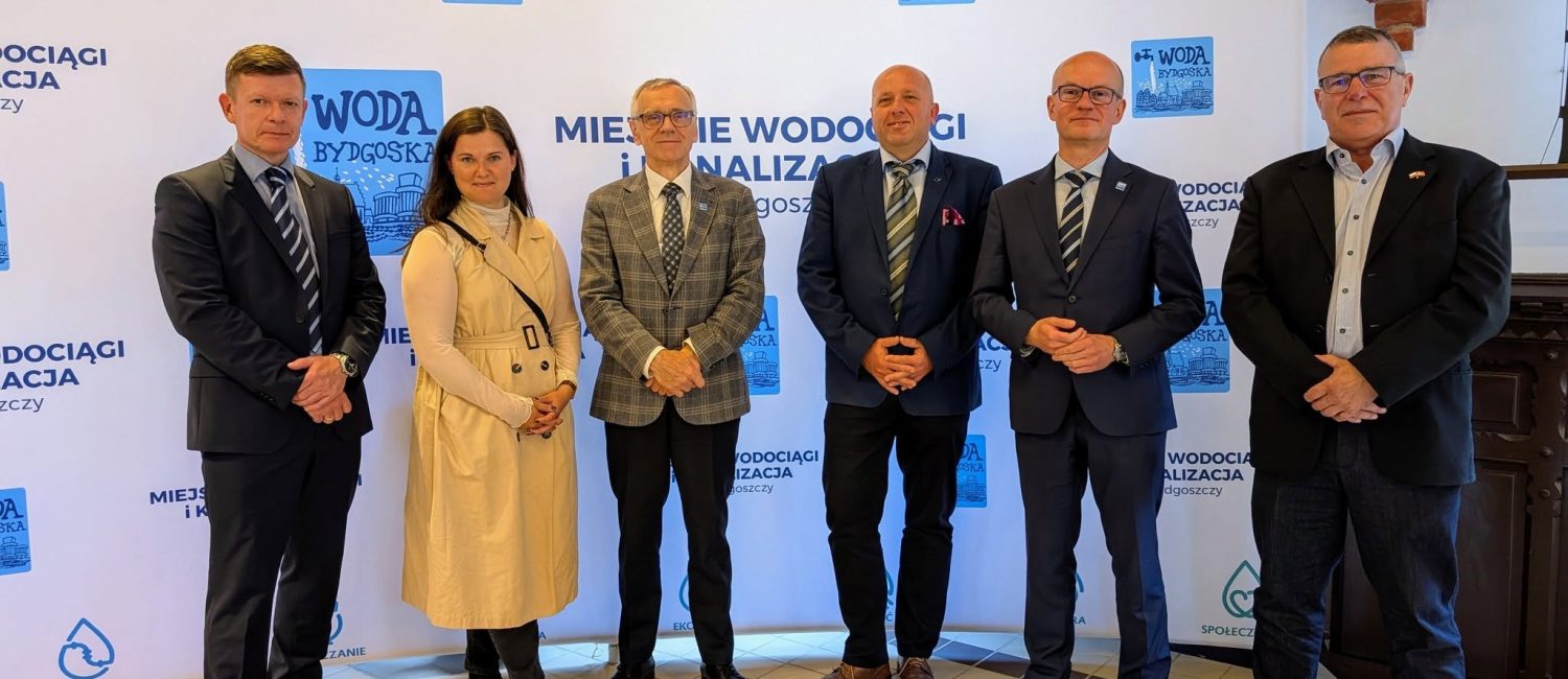 Przedstawiciele Danii i Bydgoskich Wodociągów