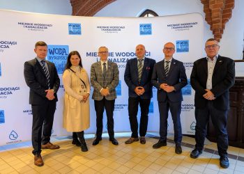 Przedstawiciele Danii i Bydgoskich Wodociągów