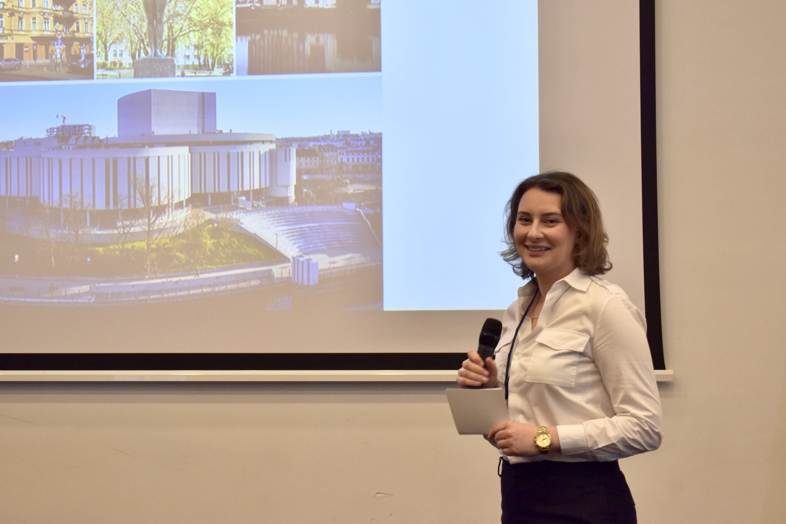 Paulina Napieraj, przedstawiciel MWiK w Bydgoszczy, prelegent na konferencji w Poznaniu