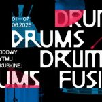Grafika ozdobna, reklamujące festiwal DRUMS FUSION