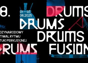 Grafika ozdobna, reklamujące festiwal DRUMS FUSION