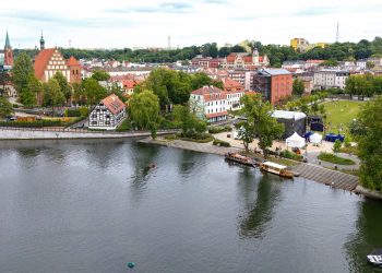 widok na Brdę przy Wyspie Młyńskiej