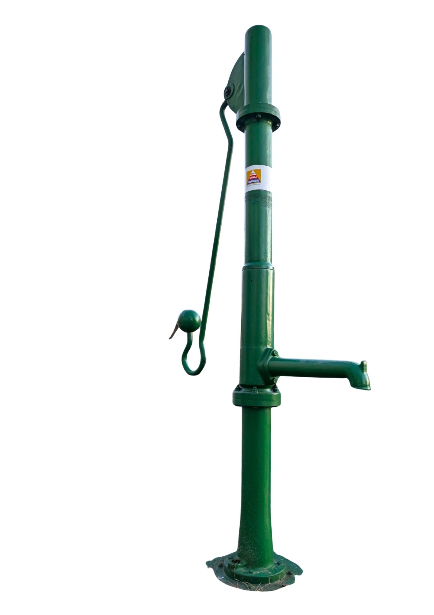 pompa ręczna na białym tle