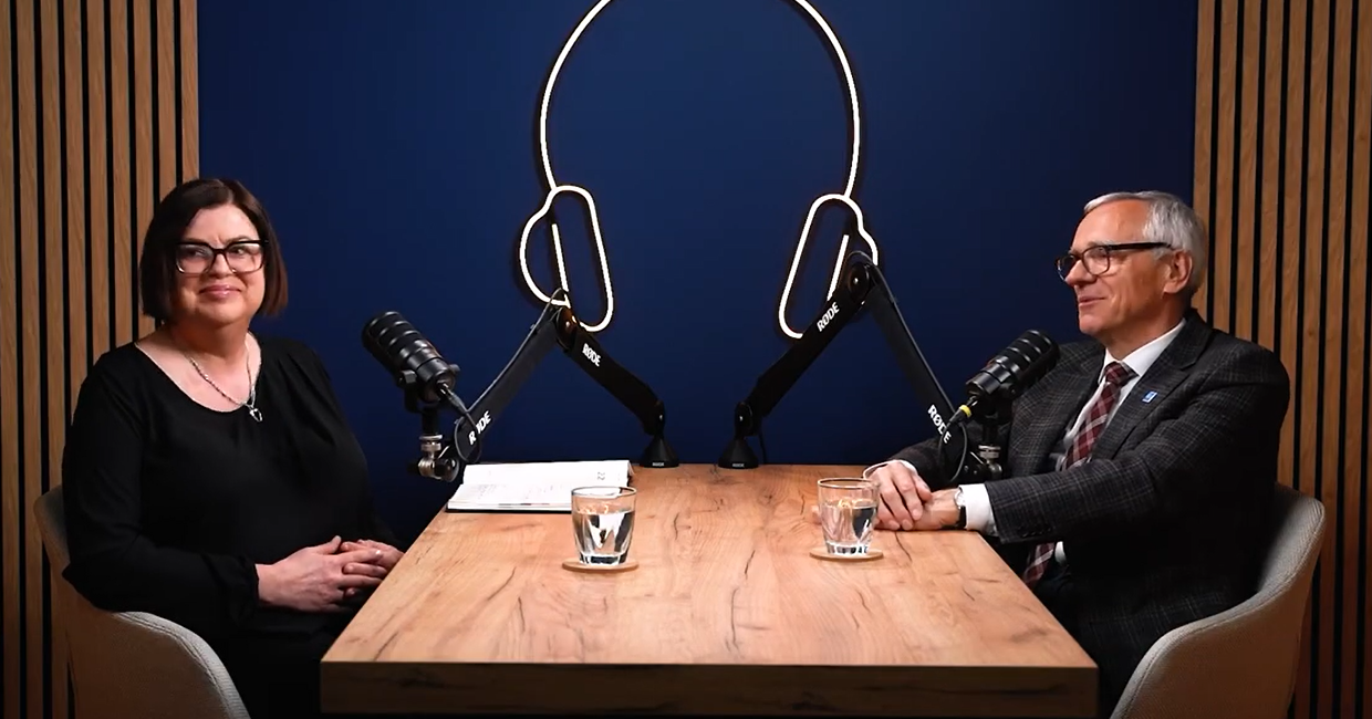 Agnieszka Domka-Rybka w rozmowie ze Stanisławem Drzewieckim