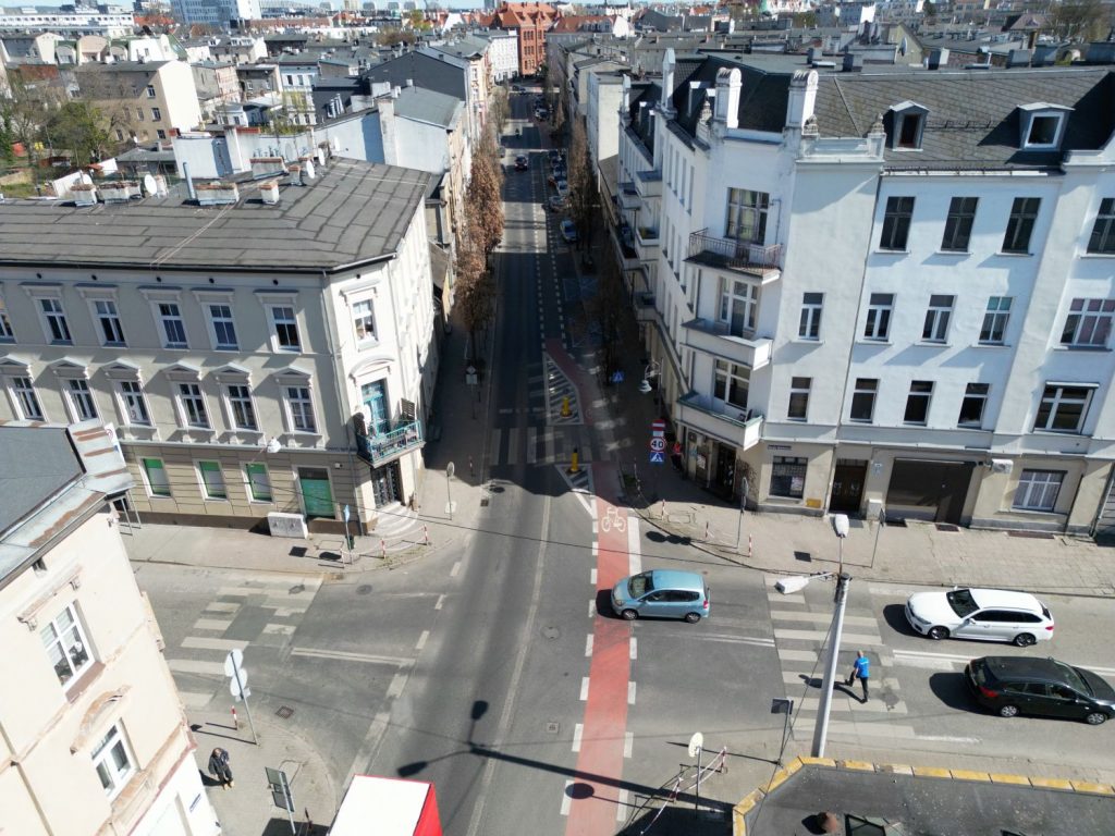 Widok na ul. Pomorską