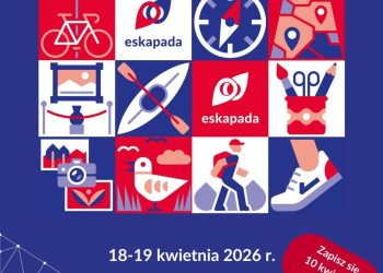 Plakat reklamujący ESCAPADĘ 2026