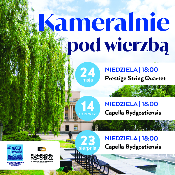 plakat koncertów Kameralnie pod wierzbą