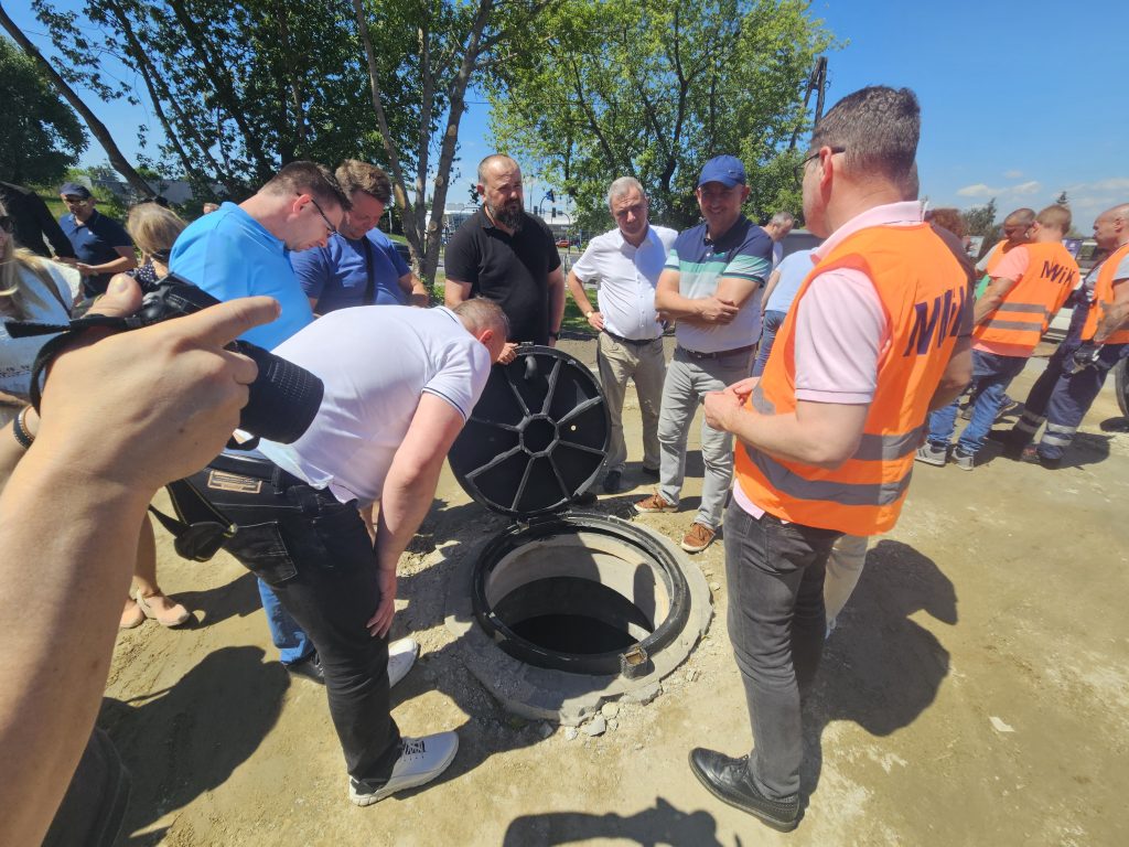 delegacja z Konina - wizja w terenie
