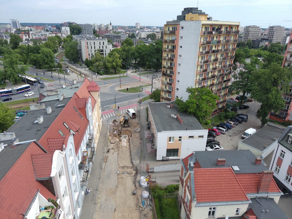 prace w ulicy Kordeckiego