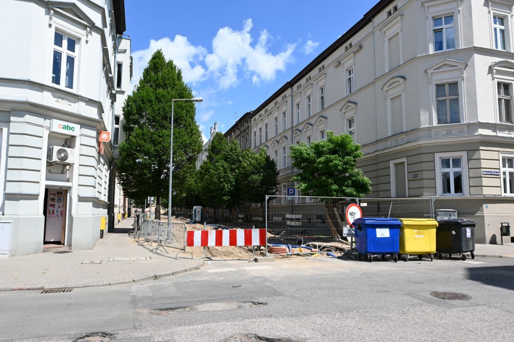 prace w ulicy Wileńskiej